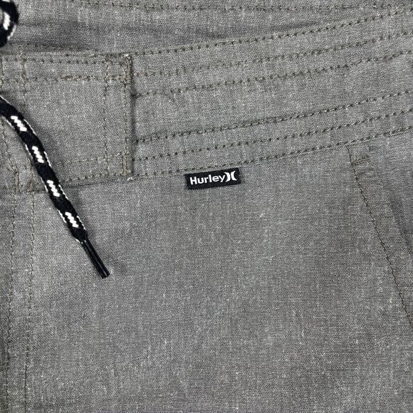 Hurley Shorts Mens 31 Gray Pendleton National Park Olympic Pockets Elastic Waist - Picture 5 of 14